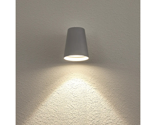 Grå vägglampa för inomhusbelysning