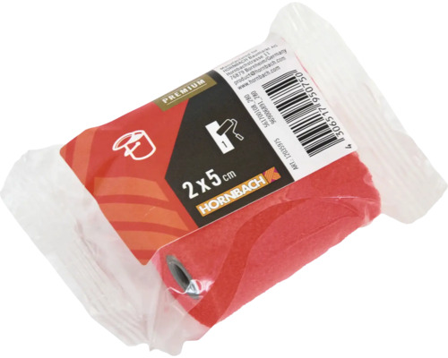 Hornbachs färgroller, två gånger fem centimeter, i transparent förpackning