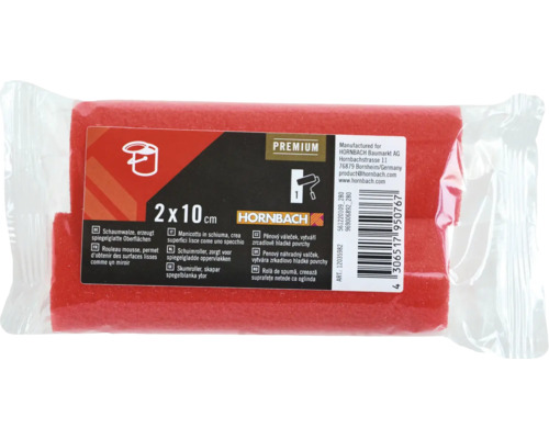 Två skumrollers med måtten 2 x 10 cm i transparent förpackning