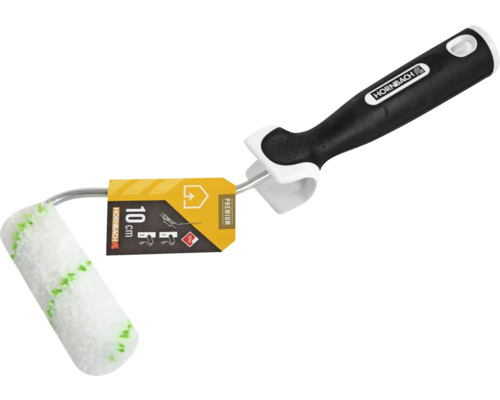 Färgroller med svart handtag och 10 centimeters rullbredd