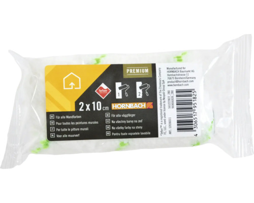 Två väggfärgsrollers i en förpackning, storlek på vardera tio centimeter, från Hornbach