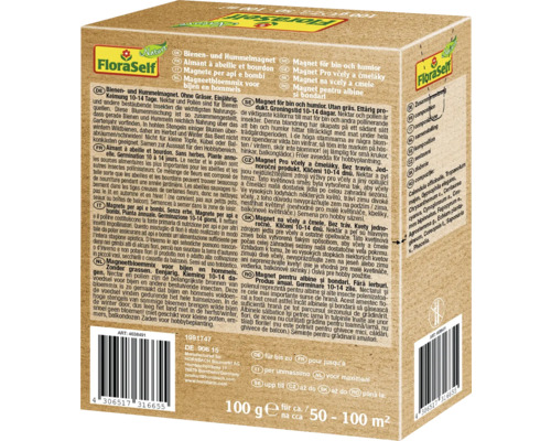 FloraSelf Magnet för bin och humlor