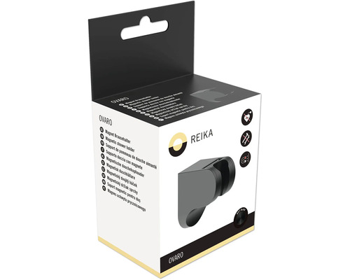 Reika Ovaro magnetisk duschhållare i förpackningen