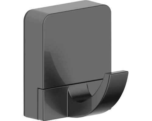 Handdukskrok REIKA Ovaro enkelkrok mattsvart magnetisk Enkel väggkrok