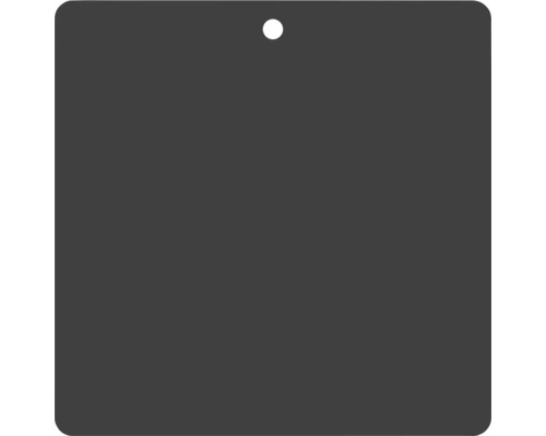 Basplatta REIKA Ovaro mattsvart för magnet tillbehör 120x120mm Mörkgrå, fyrkantig platta med upphängningshål