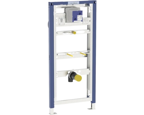 Urinalfixtur GEBERIT för vägghängd urinal R15 anslutning 500x1300 mm 8100517 Installationsstativ för vägghängd toalett, installationshöjd 112 till 130 centimeter