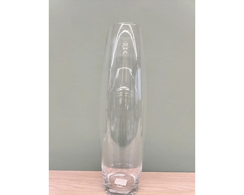 Glasvas Ø11x50cm transparent