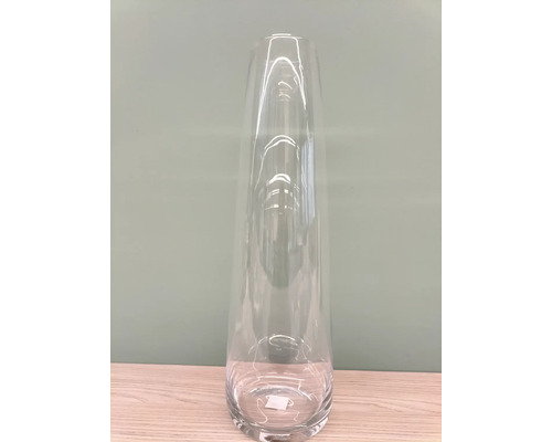 Glasvas Ø10x50cm transparent