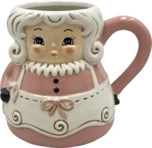 Keramisk mugg i mormorsdesign med handtag