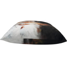 Dekorativ kudde med höstlövsmönster