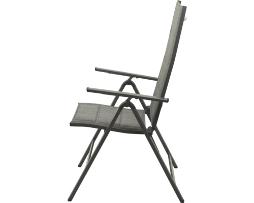 Fällbar trädgårdsstol med armstöd