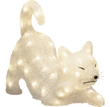 Akrylkatt med belysning för utomhusbruk