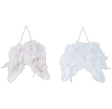 Dekorativa änglavingar av fjädrar att hänga upp