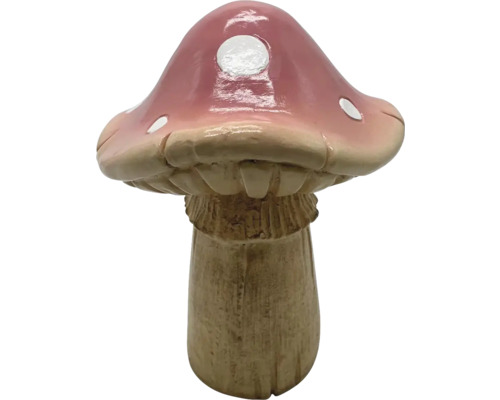 Dekorativ trädgårdssvamp av keramik