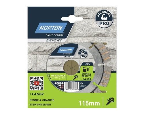 Norton Saint-Gobain Expert Kapskiva för sten och granit, 115 mm