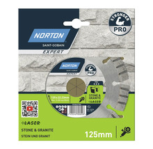 Norton Saint-Gobain Expert kapskiva för att skära sten och granit, 125 mm
