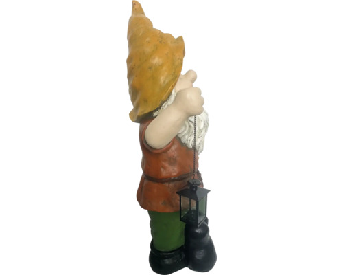 Trädgårdstomte med lykta som dekoration för utomhusbruk