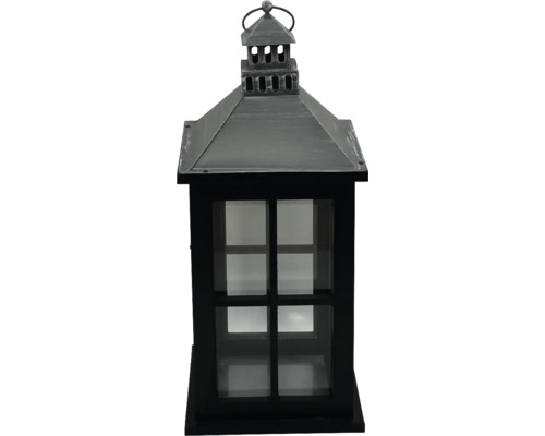 Dekorativ lykta med glasrutor för inom- och utomhusbruk