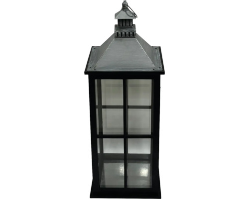 Dekorativ lykta med fönster och bärhandtag