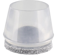 Gummifötter WAGNER SYSTEM Ø25-28/27-34x30mm transparent/grå 4-pack EH0568