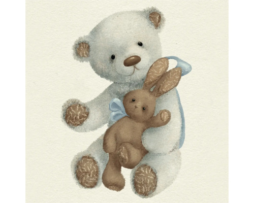 Canvastavla Bear 30x30cm