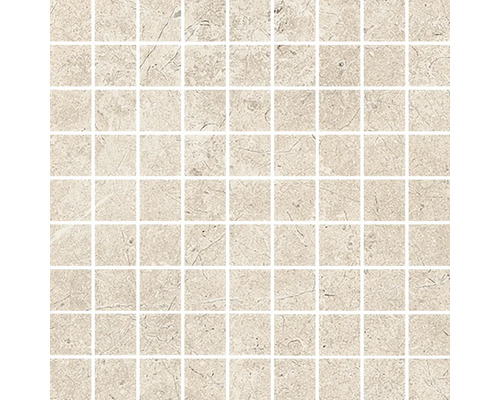 Klinker Freistil sand beige creme matt 29,8x29,8 cm Fyrkantig mosaikplatta av stengods