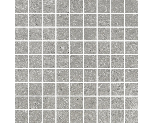 Klinker Freistil taupe grå matt 29,8x29,8 cm Mosaikplattor av natursten