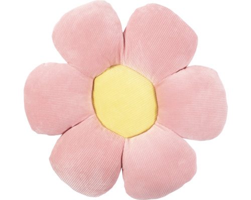 Prydnadskudde Minnie blomma rosa 50x8cm Blomformad kudde