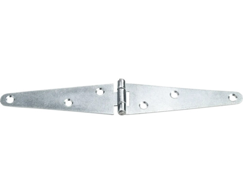 Kistgångjärn HABO 1735 40mm galvaniserad 2-pack Platt metallgångjärn med skruvhål