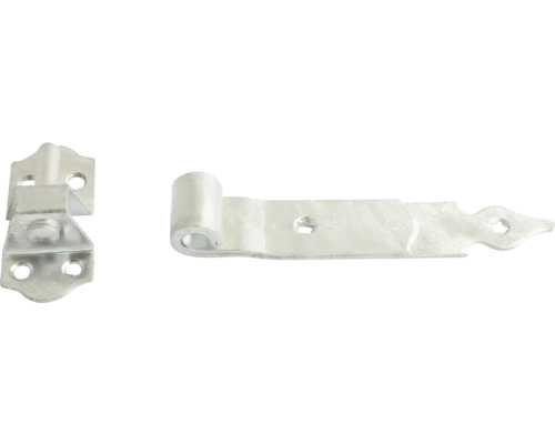Hakgångjärn HABO 214 500mm varmgalvad 2-pack Metallgrindgångjärn