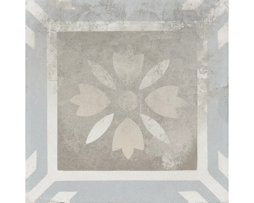 Dekorativ platta med blommönster