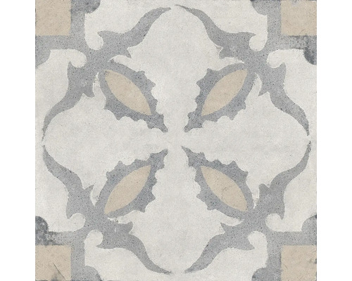 Kakel med ornamentalt mönster