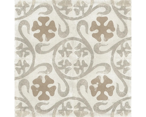 Klinker med blommönster