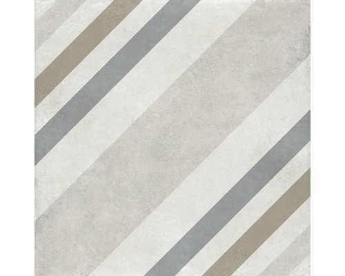 Dekorativ platta med randigt mönster