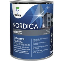 Nordica Matt färg från Teknos i en burk med 0,9 liter
