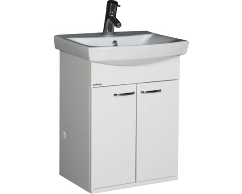 Tvättställsskåp med handfat och blandare