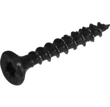 Svart träskruv med Torx-spår