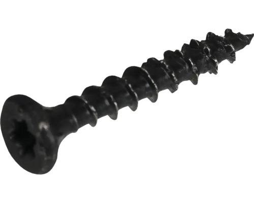 Spånskiveskruv DRESSELHAUS torx 3,0x30mm svart 100-pack Enkel svart skruv med inre sexkant