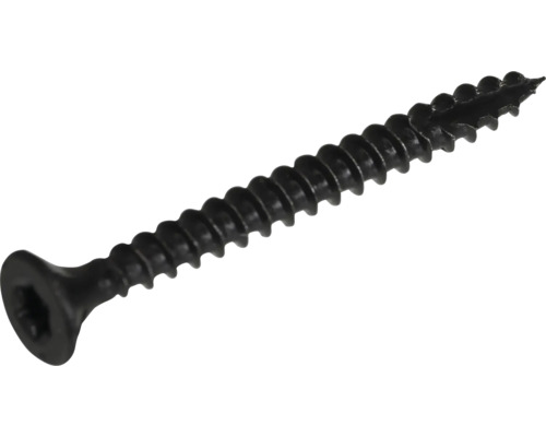 Spånskiveskruv DRESSELHAUS torx 3,5x16mm svart 100-pack Universalskruv, svart, i detalj