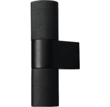 Svart vägglampa med cylindrisk design