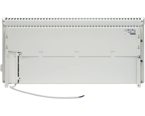 Baksidan av en elektrisk värmare för väggmontering