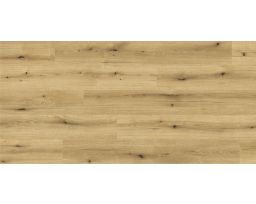 Trägolv med ljus trädekor