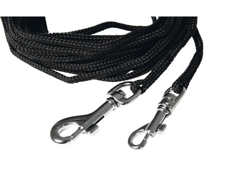 Spårlina av nylon med karbinhakar