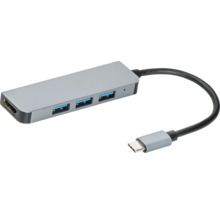USB-C-hubb med HDMI- och USB-A-portar