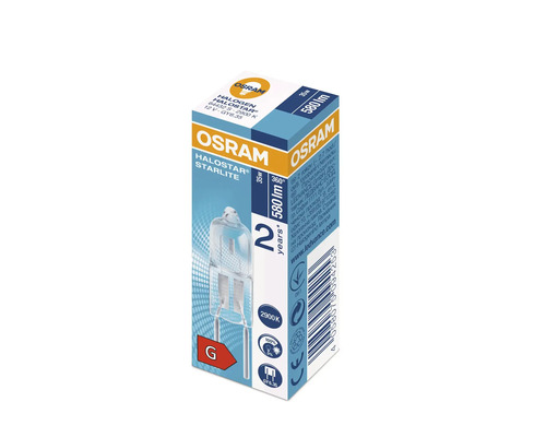 Osram Halogenlampa Halostar Starlite i produktförpackning