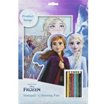 Disney Frozen målarset med karaktärer från filmen och färgpennor