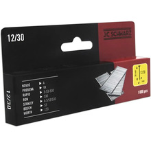 J.C. Schwarz klammer 12/30, förpackning med 1000 stycken