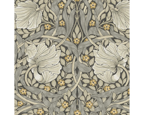 Tapet WILLIAM MORRIS Floral beige 0,52x10,05m Blommig tapet med ett blommönster av blommor och blad