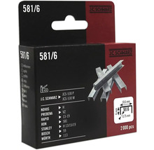 J.C. Schwarz häftklamrar 581/6, 2000 stycken