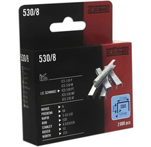 J C Schwarz 530/8 klammer, 2000 stycken